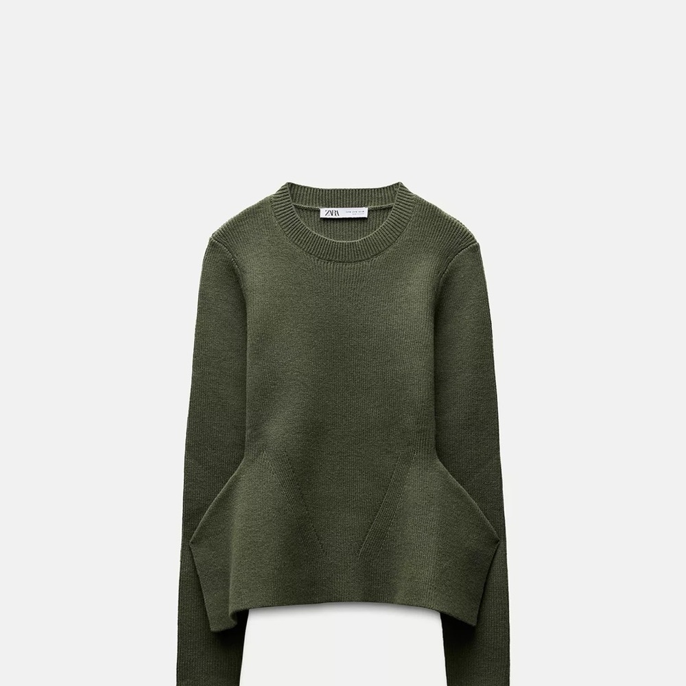 Zara Olive Green Sweater! NWOT . Is sold out everywhere